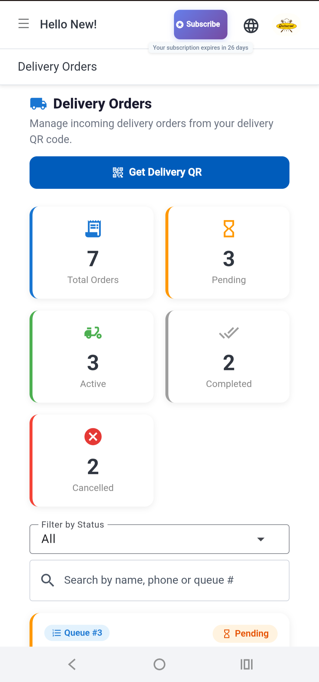 Delivery Orders