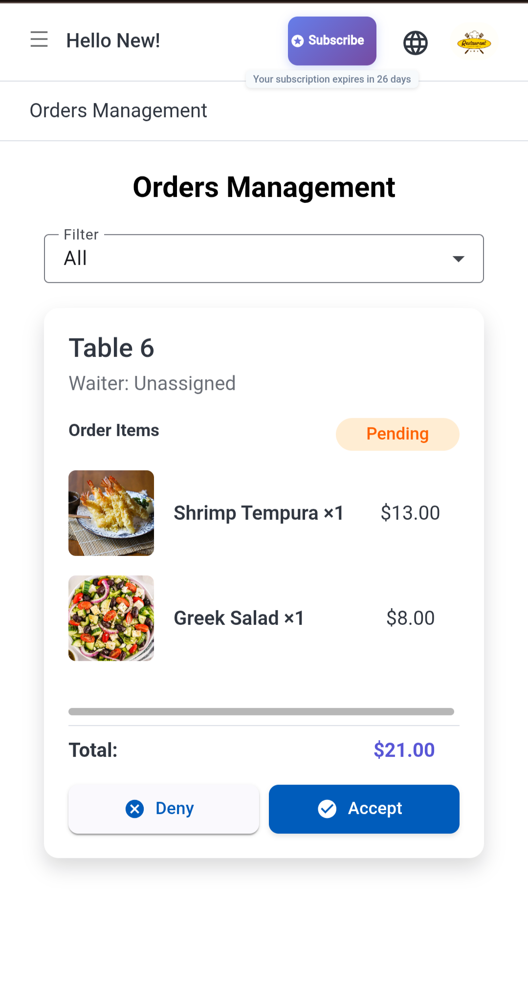 Order Management